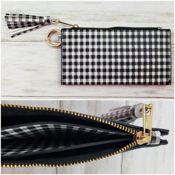 New Women's Simple Tassel Zippered Wallet - Picture 3 of 4